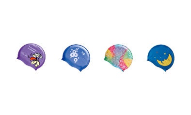 Colorful Print Slilicone Cap CP2