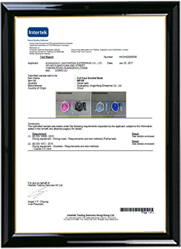 CE Test report for full face snokel mask