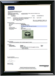 CE Test report for swim goggle